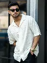 Seersucker Off White Half Sleeve Shirt (1).webp