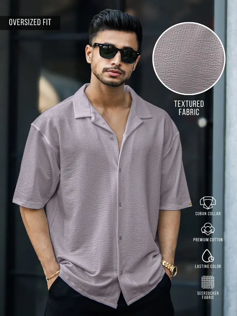 Seersucker Light Grey Shirt.webp