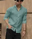NexaFlair Men Linen Shirt Grey (15).webp
