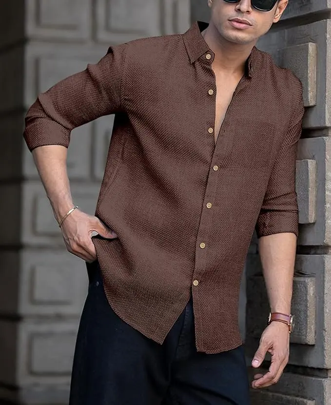 NexaFlair Men Linen Shirt Grey (3).webp