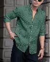 NexaFlair Men Linen Shirt Grey (13).webp