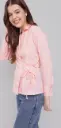 SIDE TIE-UP WRAP SHIRT STYLE TOP
