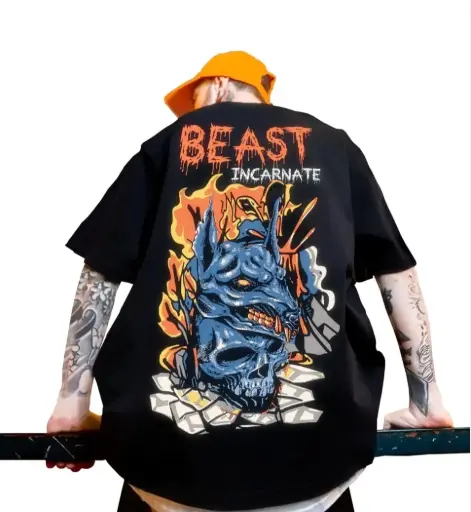 BEAST GRAPHIC PRINTED T-SHIRT FOR MEN